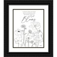thumbnail image 1 of Sherrill, Kate 15x18 Black Ornate Wood Framed with Double Matting Museum Art Print Titled - It Just Blooms, 1 of 4