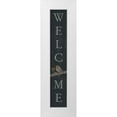 thumbnail image 1 of Sherrill, Kate 6x14 White Modern Wood Framed Museum Art Print Titled - Welcome Bird (black), 1 of 4