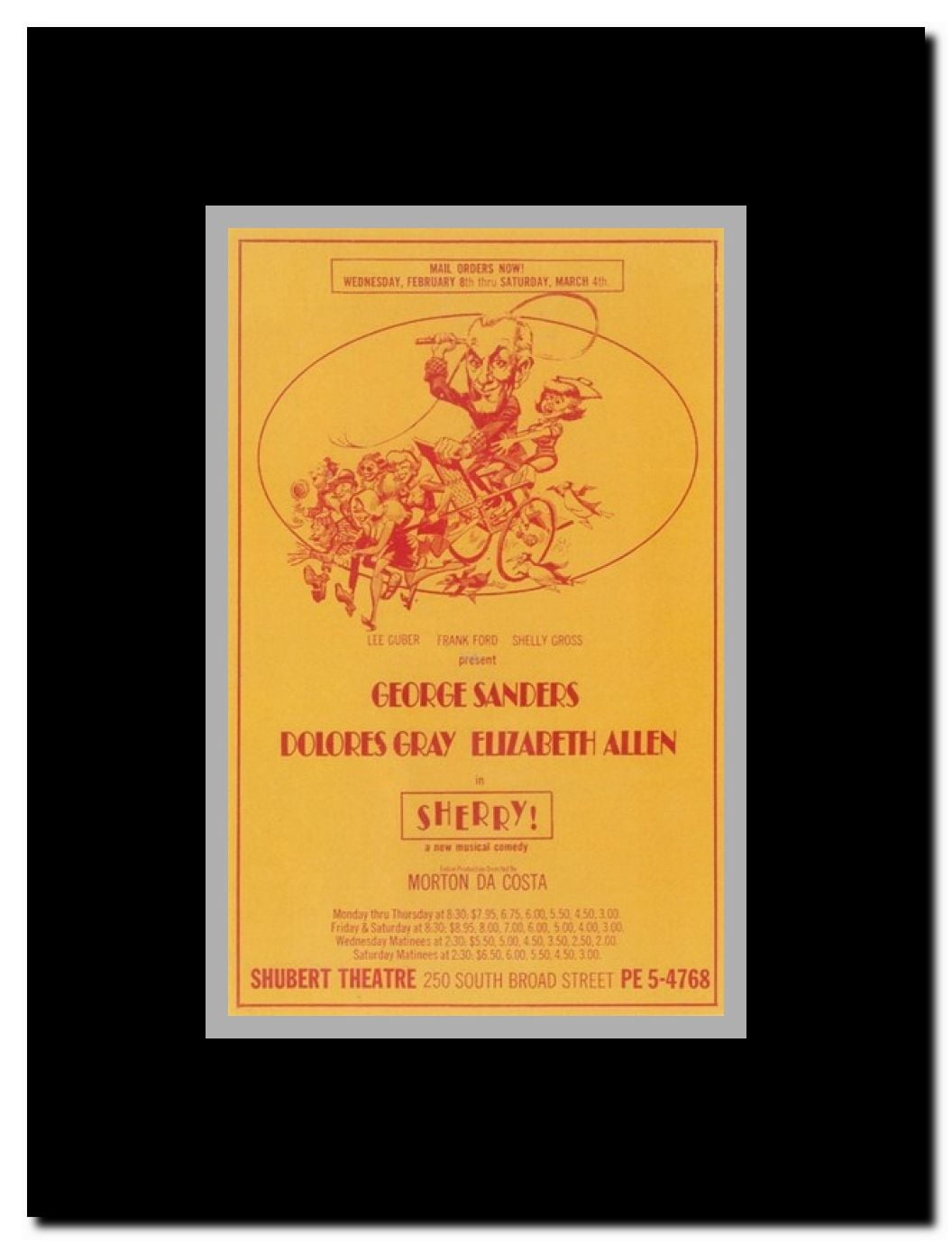 Sherry! (Broadway) Framed Movie Poster
