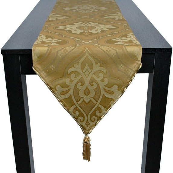 Sherry Kline Champlain Gold Table Runner 12 x 90
