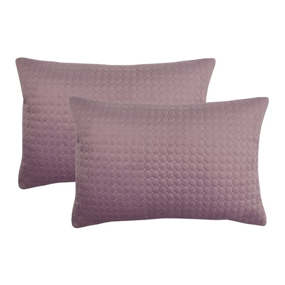 Sherry Kline Embroidered Velvet Boudoir 2pk lavender