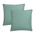 thumbnail image 1 of Sherry Kline  Frisco Linen Mint Reversible 20-inch Decorative pillow (set of 2), 1 of 2