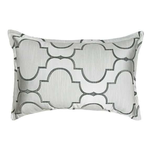 Sherry Kline  Hutton Boudoir Decorative Pillow (Set of 2) Silver