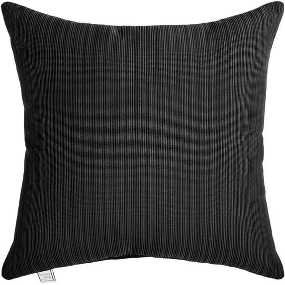 Sherry Kline Island Breeze Indoor/Outdoor Square Filled Pillow Black 18"x 18" Set of 2
