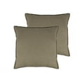thumbnail image 1 of Sherry Kline  Lombard Linen Reversible 20-inch Decorative Throw Pillow (set of 2) Beige Feather, 1 of 5