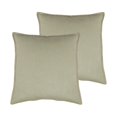 thumbnail image 1 of Sherry Kline  Lombard Linen Reversible 20-inch Decorative Throw Pillow (set of 2) Wheat Feather, 1 of 5