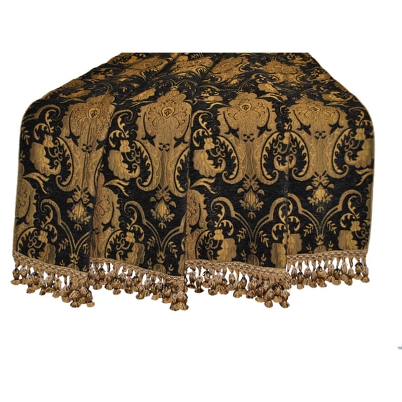 Sherry Kline Luxury China Art Black Throw