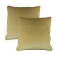 thumbnail image 1 of Sherry Kline  Richmond Velvet 20-inch Throw Pillow (set of 2) Gold, 1 of 5