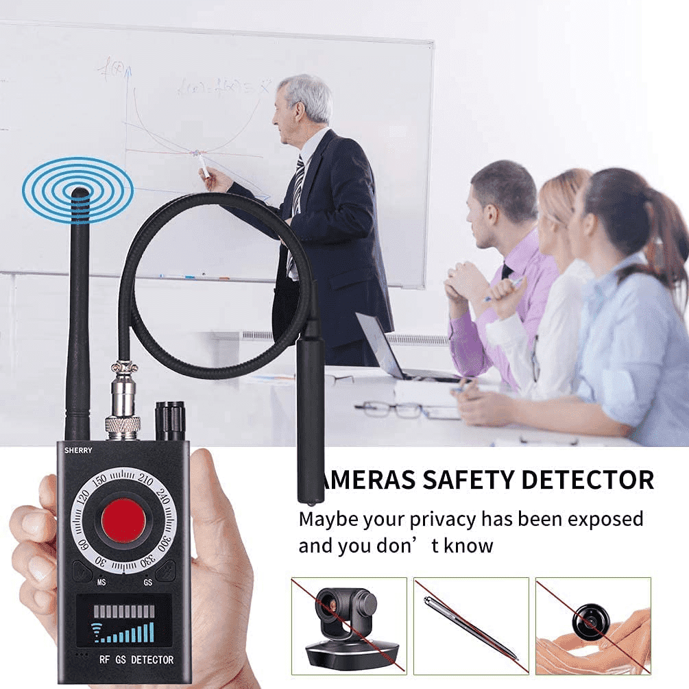 Aroeally Bug Detector Bug Detector Verborgen Camera Bug Detector RF Signaal Anti Spy Detectoren Anti-Opname voor GPS Locator Tracker Luisterapparaten zonder