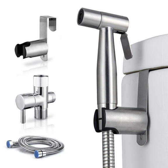 Sherry Stainless Steel Hand Held, Bidet Attachment Brushed Nickel