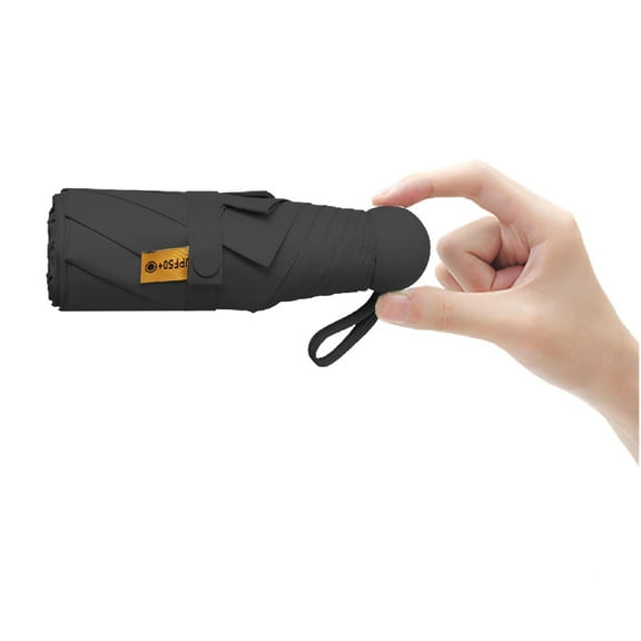 Sherry Travel Mini Umbrella for Purse With Case Small Compact UV Sun Protection Sun Lightweight Tiny Pocket Umbrella for Women and Men