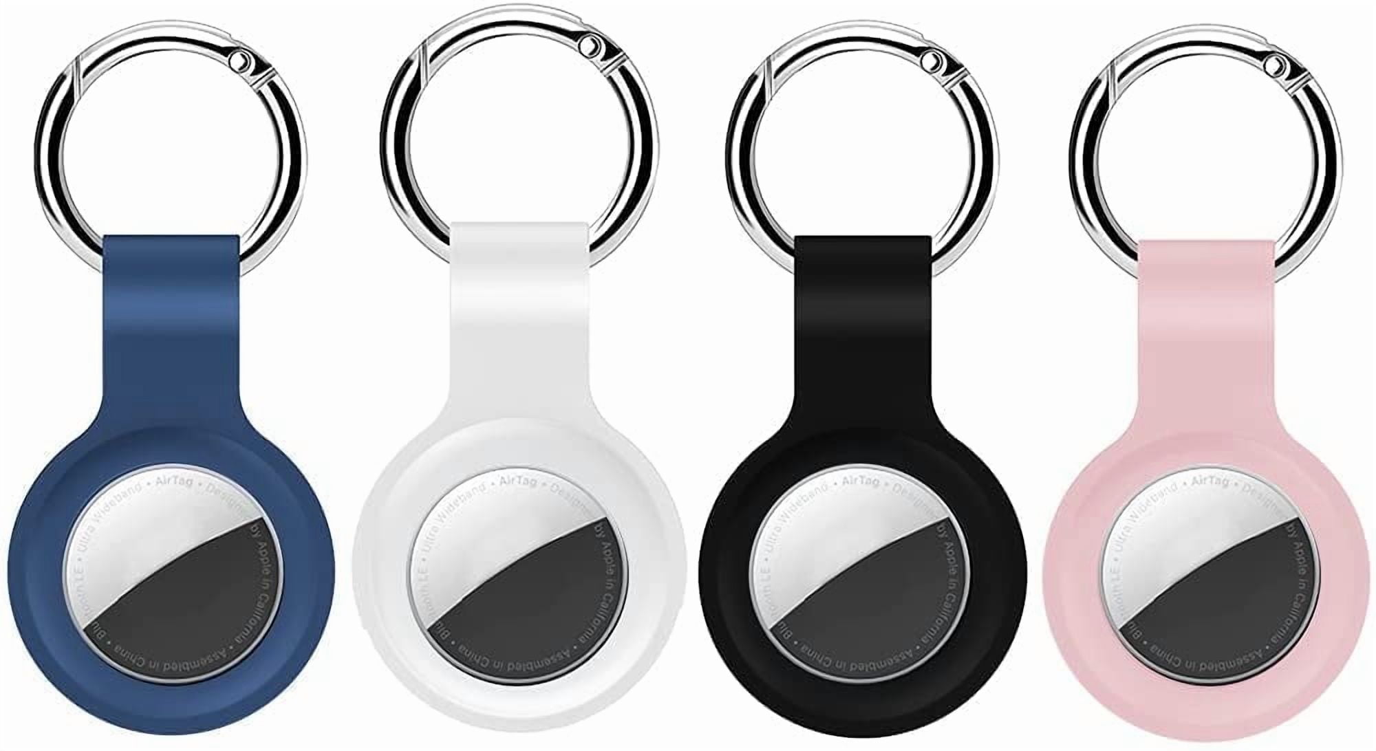Apple - key Apple AirTag Silicon Holder 4 Pack: Waterproof Protective