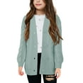thumbnail image 1 of Sherrylily Girls Cable Knit Cardigans Button Down Long Sleeve Chunky Sweater Outerwear, 1 of 5