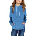 thumbnail image 1 of Sherrylily Kids Girls Fleece Hoodies Cute Hooded Sweatshirts with Pockets 4-15 Years, 1 of 3