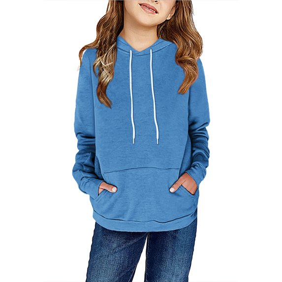 Sherrylily Kids Girls Fleece Hoodies Cute Hooded Sweatshirts with Pockets 4-15 Years