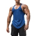 thumbnail image 1 of Sherrylily Men Cotton Workout Tank Tops Dry Fit Gym Bodybuilding Training Fitness Sleeveless Muscle T Shirts, 1 of 2