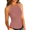 thumbnail image 1 of Sherrylily Summer Womens Tank Tops Casual Sleeveless Cami Top Slim Knit Ribbed Racerback Tee, 1 of 5