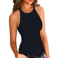thumbnail image 1 of Sherrylily Summer Womens Tank Tops Casual Sleeveless Cami Top Slim Knit Ribbed Racerback Tee, 1 of 5