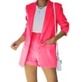 thumbnail image 1 of Sherrylily Women 2 Piece Set Open Front Long Sleeve Blazer and Short Pants Suit Sets, 1 of 6