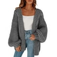 thumbnail image 1 of Sherrylily Women Chunky Cardigan Cable Knit Loose Open Front Sweaters Coat, 1 of 4