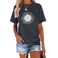 thumbnail image 1 of Sherrylily Women Cute Tee Sunflower Graphic Printed T Shirts Short Sleeve Tops S-2XL, 1 of 4
