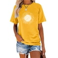 thumbnail image 1 of Sherrylily Women Cute Tee Sunflower Graphic Printed T Shirts Short Sleeve Tops S-2XL, 1 of 4