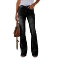 thumbnail image 1 of Sherrylily Women High Waisted Bootcut Flare Jeans with Wide Leg Stretch Denim Pants(Size 4-16), 1 of 5