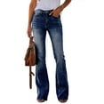 thumbnail image 1 of Sherrylily Women High Waisted Bootcut Flare Jeans with Wide Leg Stretch Denim Pants(Size 4-16), 1 of 5
