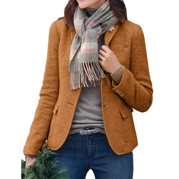 Sherrylily Women Long Sleeve Blazers Open Front Work Office Casual Blazer Jackets