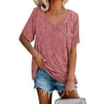 thumbnail image 1 of Sherrylily Women Loose T Shirts Short Sleeve Soft Shirts Summer Casual Tops with Pocket, 1 of 4