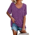 thumbnail image 1 of Sherrylily Women Loose T Shirts Short Sleeve Soft Shirts Summer Casual Tops with Pocket, 1 of 4