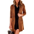 thumbnail image 1 of Sherrylily Women Open Front Cardigan Long Sweaters Cardigan Outerwear Button Down Coats, 1 of 5