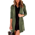 thumbnail image 1 of Sherrylily Women Open Front Cardigan Long Sweaters Cardigan Outerwear Button Down Coats, 1 of 5