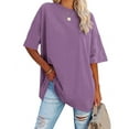thumbnail image 1 of Sherrylily Women Oversized T Shirts Tees Half Sleeve Crew Neck Plus Size Tops, 1 of 3