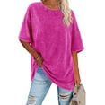 thumbnail image 1 of Sherrylily Women Oversized T Shirts Vintage Tees Crewneck Summer Short Sleeve Tunic Fashion Tops, 1 of 6