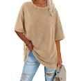 thumbnail image 1 of Sherrylily Women Oversized T Shirts Vintage Tees Crewneck Summer Short Sleeve Tunic Fashion Tops, 1 of 6