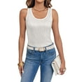 thumbnail image 1 of Sherrylily Women Sequin Tank Tops Sleeveless Scoop Neck Fashion Sparkly Camisole Sexy Vest, 1 of 6
