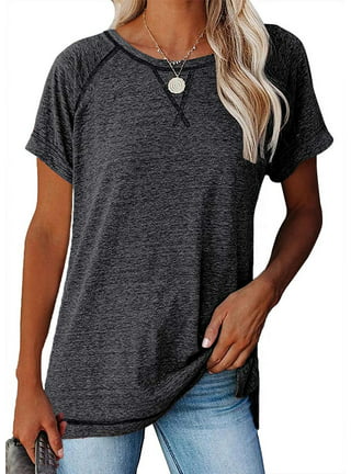 Youngnet,1 Cent Items,Cheap Flowy Shirts Women,5 Dollar,Women tee Tops,80 s  Outfits for Women,All dealssummer Tops with Short Sleeves,Basic Casual