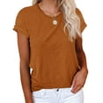 thumbnail image 1 of Sherrylily Women Short Sleeve Shirts Loose Casual Summer Basic Tops Fashion Tee, 1 of 3