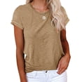 thumbnail image 1 of Sherrylily Women Short Sleeve Shirts Loose Casual Summer Basic Tops Fashion Tee, 1 of 3