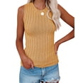 thumbnail image 1 of Sherrylily Women Sleeveless Halter Sweater Tank Tops Sexy Rib Knit Fall Vest Camis, 1 of 4