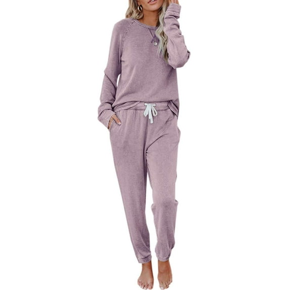 Sherrylily Women Sweatsuit 2 Piece Set Pullover and Drawstring Sweatpants Sport Outfits