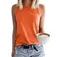thumbnail image 1 of Sherrylily Womens Crew Neck Tank Tops Casual Loose Fit Sleeveless Shirt S-2XL, 1 of 5