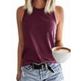 thumbnail image 1 of Sherrylily Womens Crew Neck Tank Tops Casual Loose Fit Sleeveless Shirt S-2XL, 1 of 2