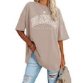 thumbnail image 1 of Sherrylily Womens Oversized Los Angeles California T Shirts Half Sleeve Summer Loose Tunic Tops S-2XL, 1 of 5