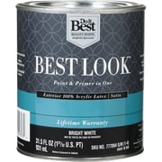 Sherwin-Williams Co. Best Look 100% Acrylic Latex Paint & Primer In One Satin Exterior House Paint - Pack of 12