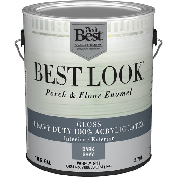 Sherwin-Williams Co. Best Look Heavy-Duty Acrylic Latex Gloss Porch & Floor Enamel - Pack of 2