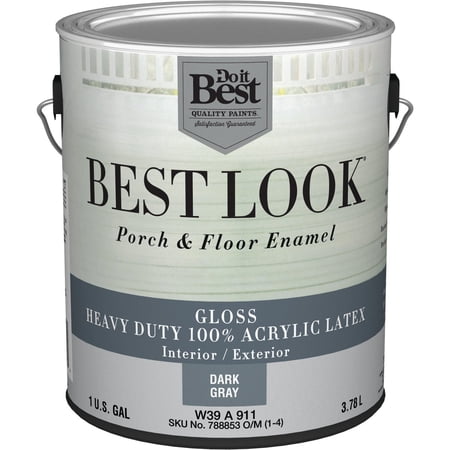 Sherwin-Williams Co. Best Look Heavy-Duty Acrylic Latex Gloss Porch & Floor Enamel - Single Pack