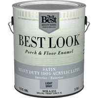 Sherwin-Williams Co. Best Look Heavy-Duty Acrylic Latex Satin Porch & Floor Enamel - Pack of 10