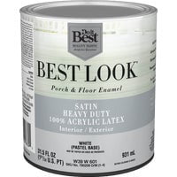 Sherwin-Williams Co. Best Look Heavy-Duty Acrylic Latex Satin Porch & Floor Enamel - Pack of 12 Bulk Case Pack